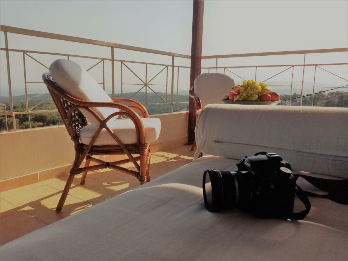 360 Panorama House - Gazing At Horizon And The Stars Of The Galaxy In The Night - Fresh Cool Breeze Most Of The Time - Just 7 Min From The Beach Kournás Buitenkant foto