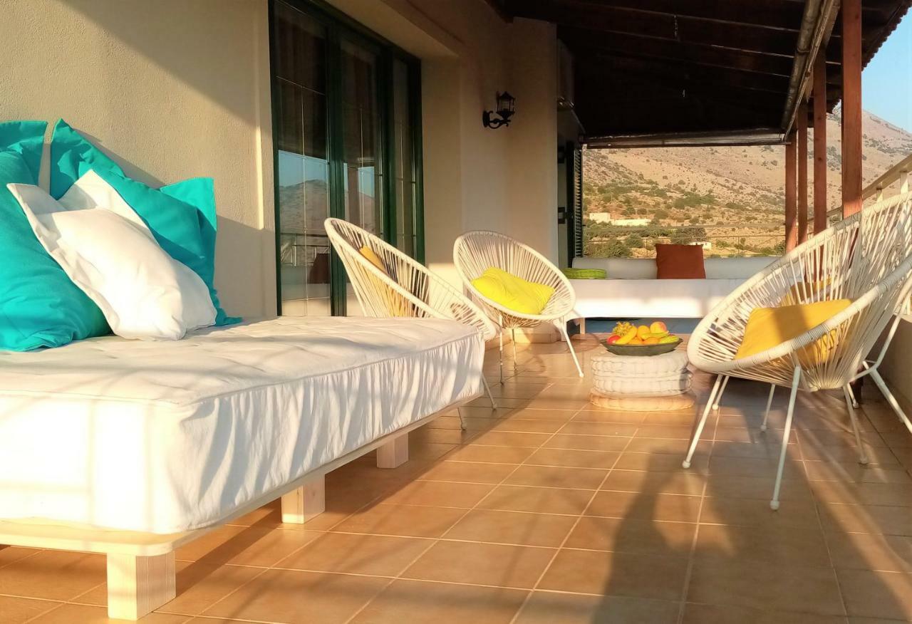 360 Panorama House - Gazing At Horizon And The Stars Of The Galaxy In The Night - Fresh Cool Breeze Most Of The Time - Just 7 Min From The Beach Kournás Buitenkant foto