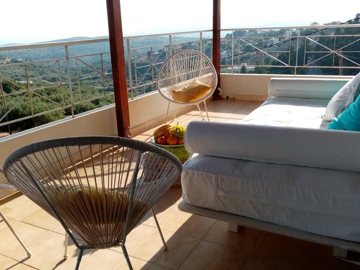 360 Panorama House - Gazing At Horizon And The Stars Of The Galaxy In The Night - Fresh Cool Breeze Most Of The Time - Just 7 Min From The Beach Kournás Buitenkant foto